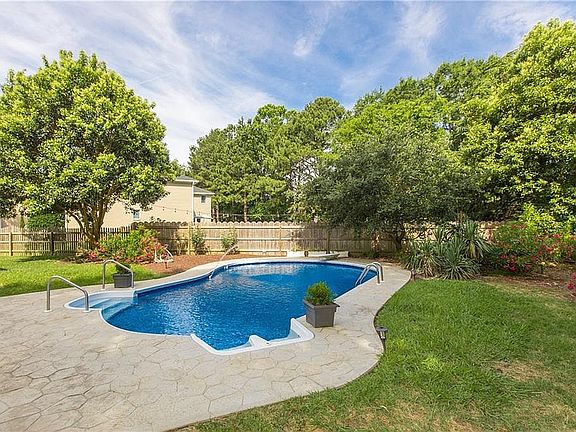 Backyard Pool Area