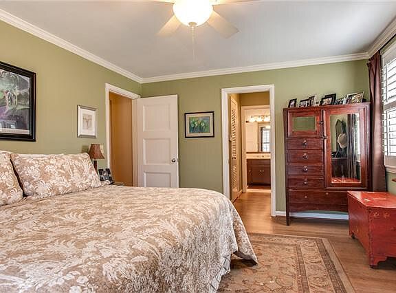Master bedroom and bath