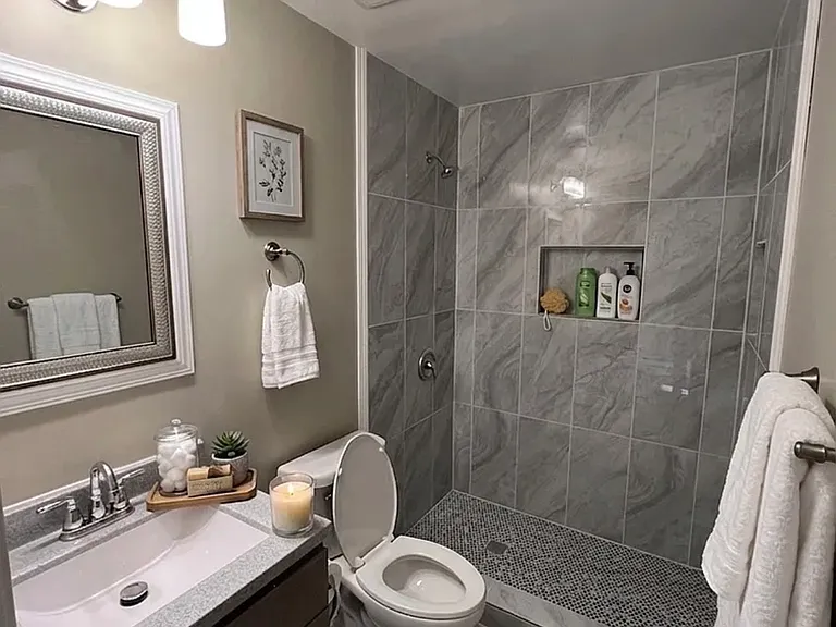 Bathroom (model, not exact bathroom)