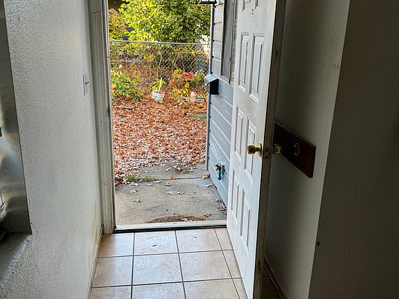 Tiled entrance