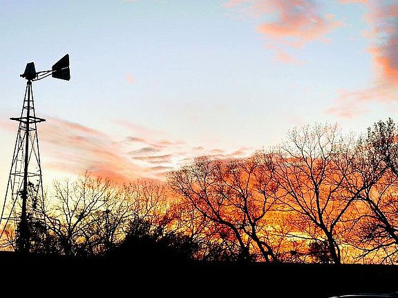 Over the west pasture