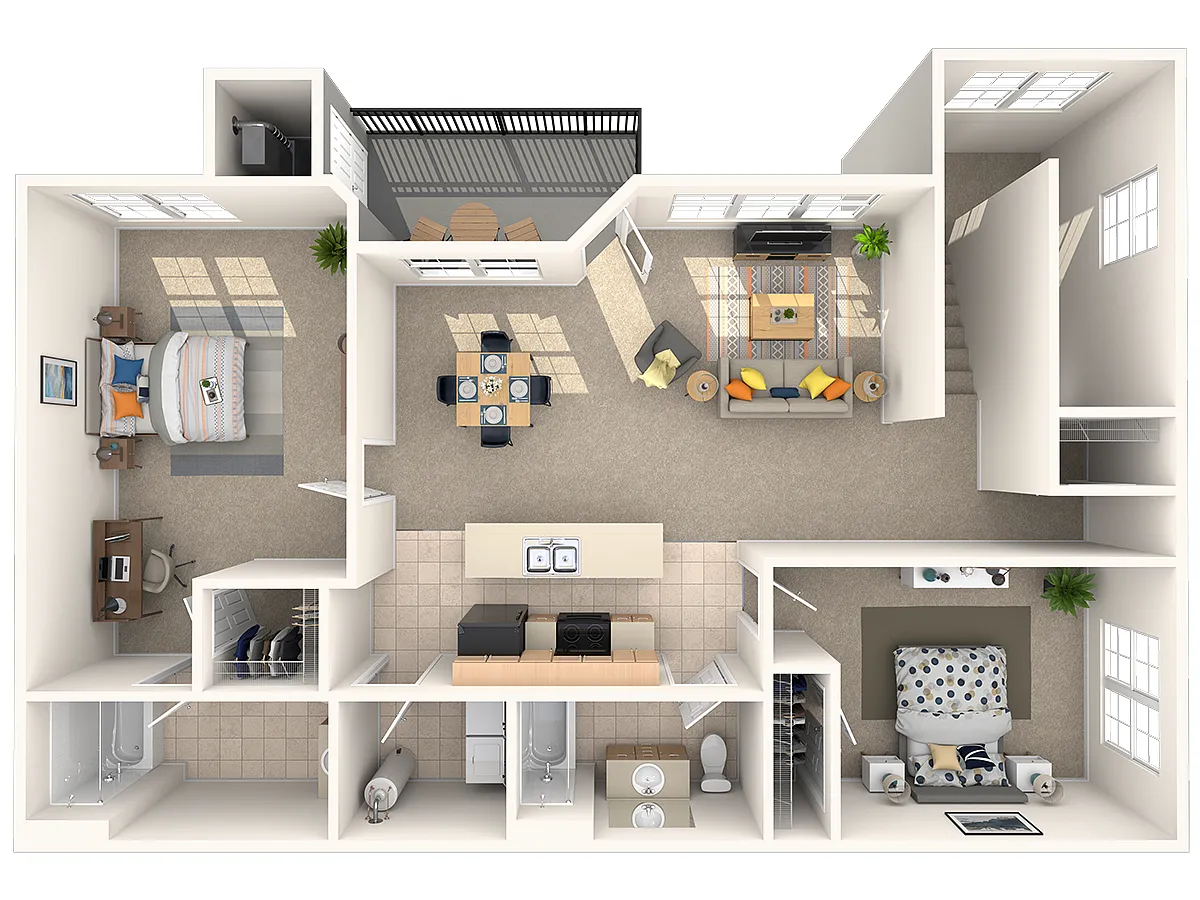 Floor plan Doe