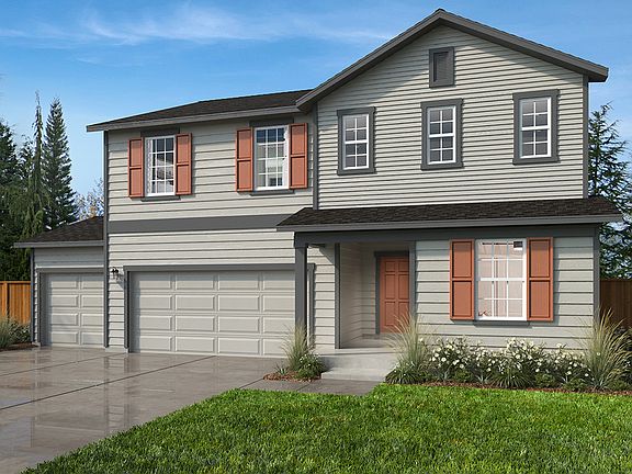Exterior A with optional 3-car garage