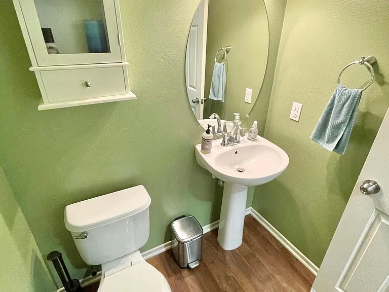 Living room half bath