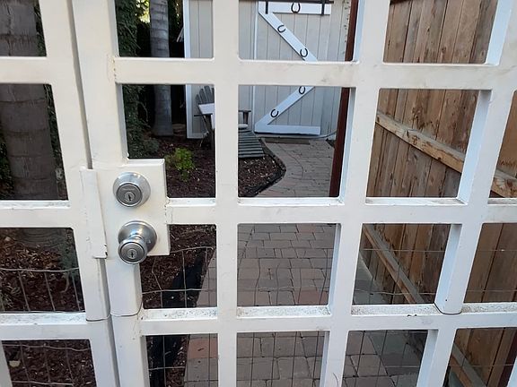 Gate to enter the guest house