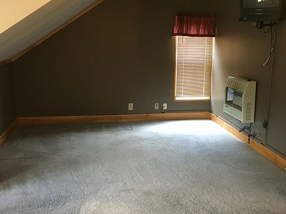 Wall heater upstairs.