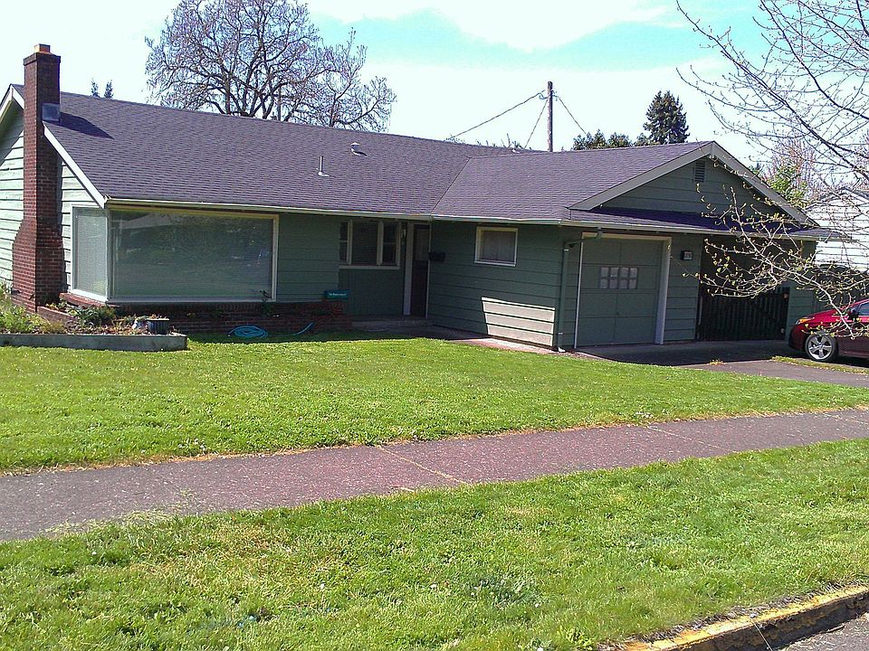 House is on large corner lot