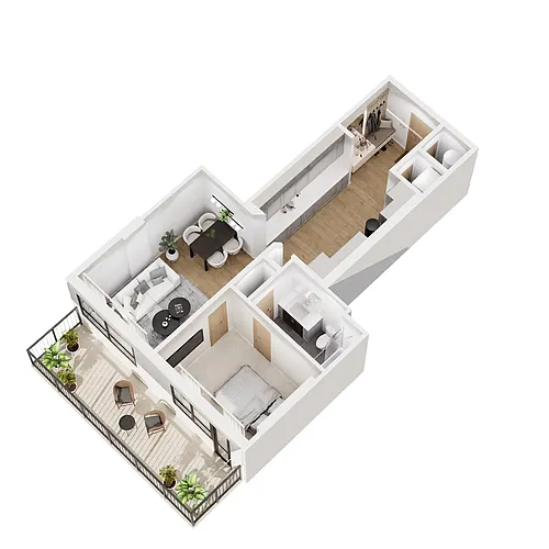 Floor plan B-B101