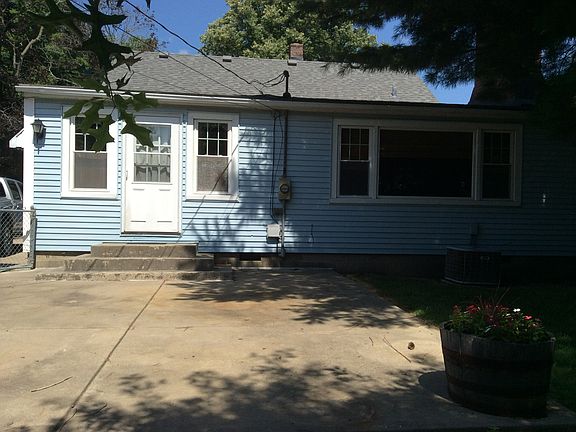 Large backyard patio
