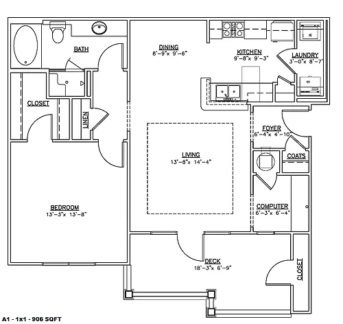 Floor plan A1