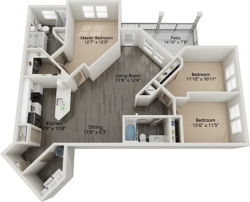 Floor plan C1