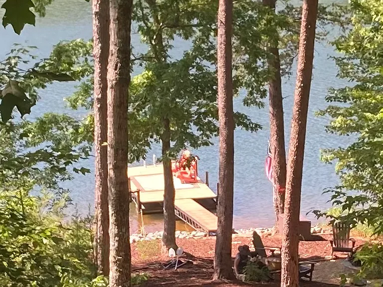 Dock and Fire Pit area.