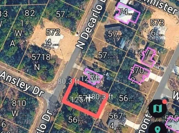 5709 N Decarlo Dr Lot 11, Dunnellon, FL 34434