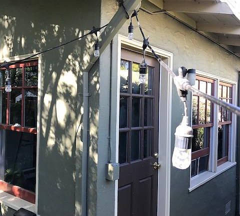 Entrance from garden