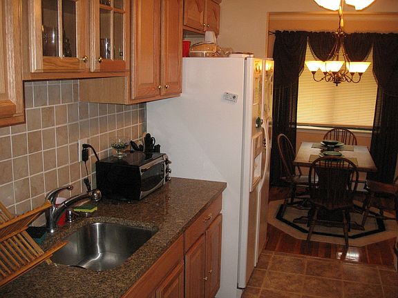 Kitchen Area into Dining Room