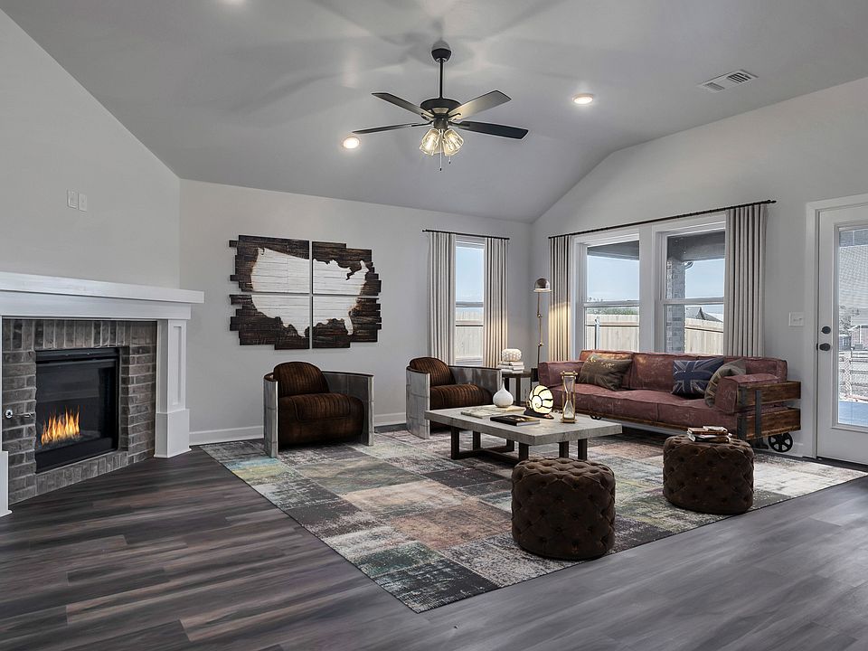 Living Room with Fireplace