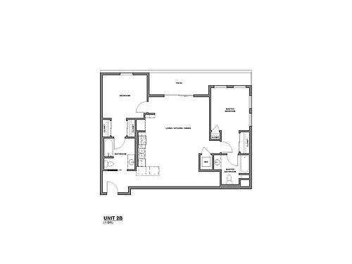 Floor plan 2B