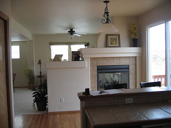 Looking from Kitchen to Living Room