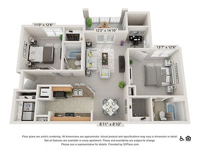 Floor plan B2R