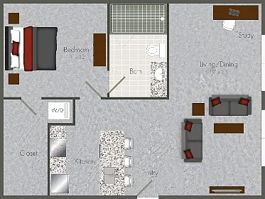 Mid Main Lofts - 1S-X1 - 1 Beds - 1 Baths - 767 Sq. ft.