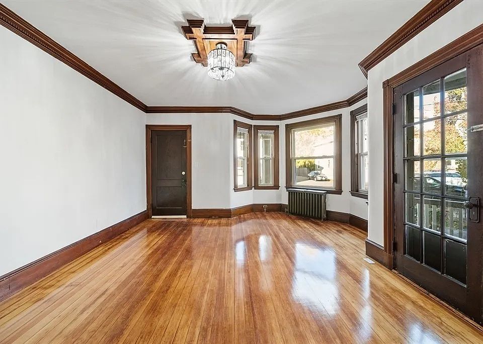 Spacious living room with private balcony