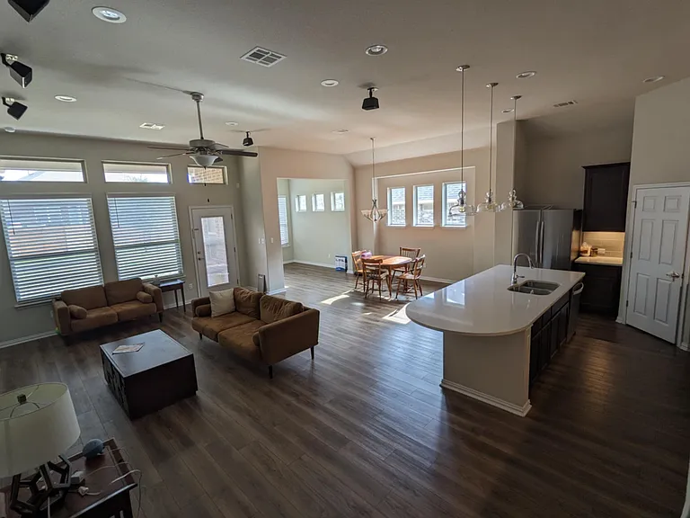 Living and Kitchen Areas