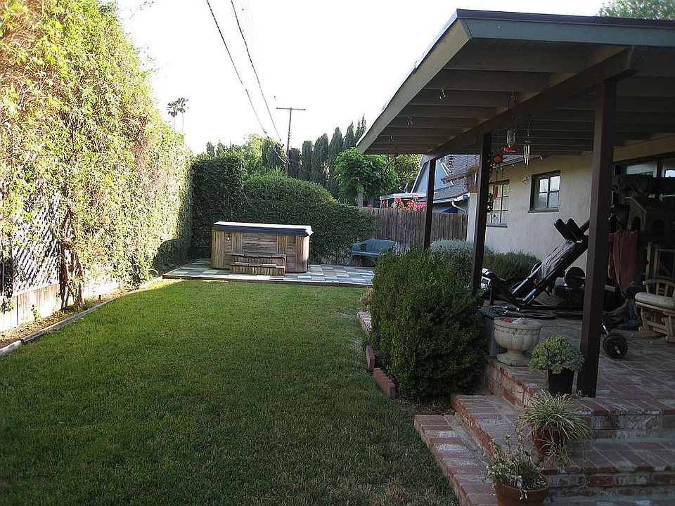 Backyard with Spa