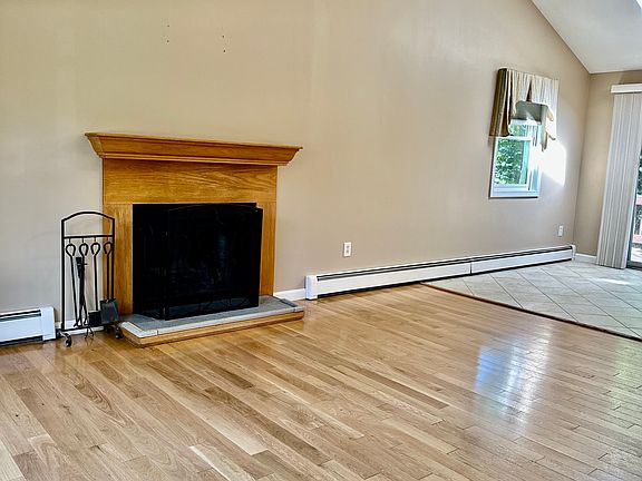 Living room fireplace