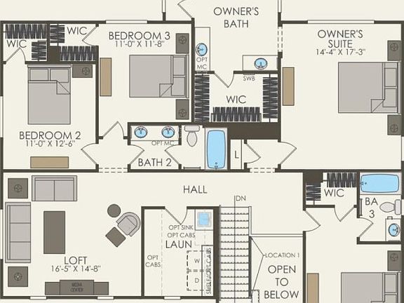 Second Floor 4 br 3.5 ba