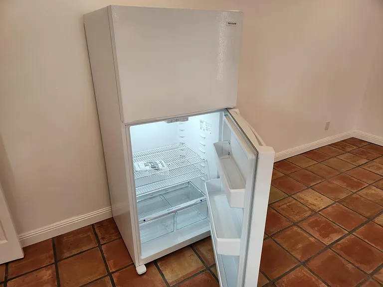 Large clean new refrigerator.