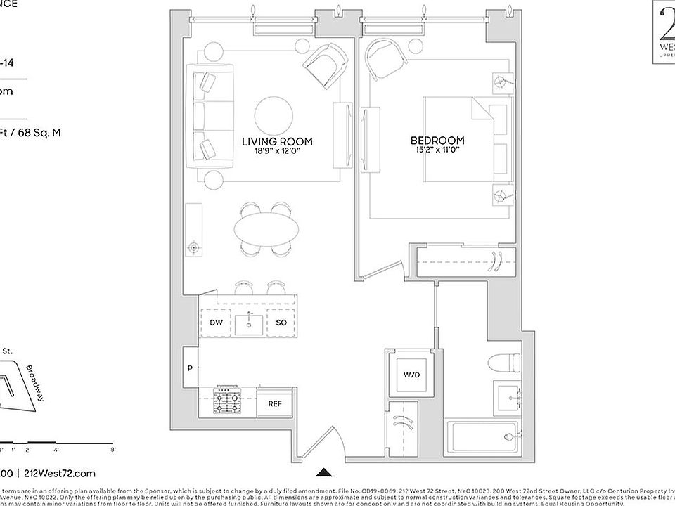 1st image of 212 W 72nd St #11E