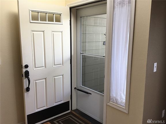 Welcome home! Front entry has a sturdy storm door.