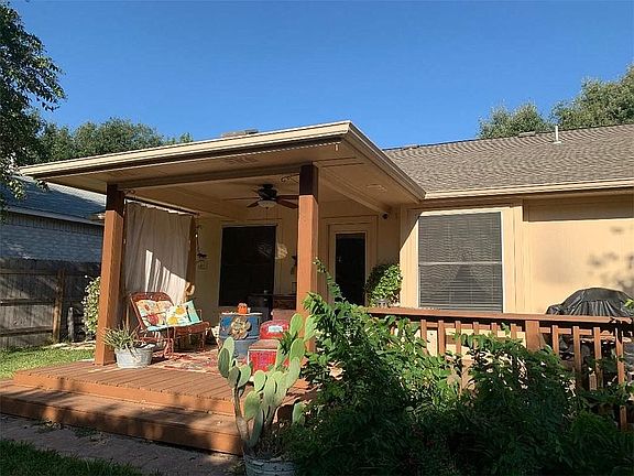 Back covered patio