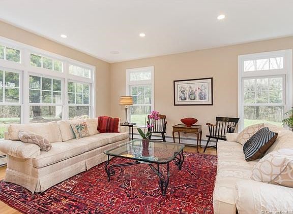 Completely remodeled and expanded in 2004, this home boasts newer windows as well as "cedar impression" vinyl siding for ease of maintenance.