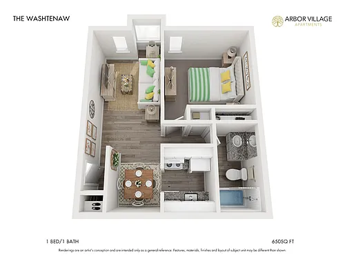 Floor plan Washtenaw