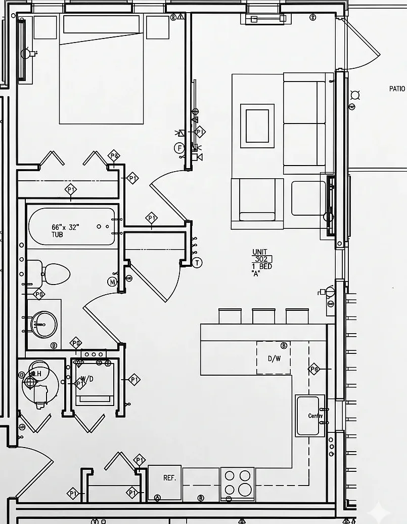 1 bed, 575 sqft, $1,773 — Photo 3