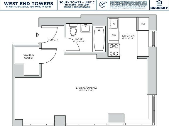 2nd image of 75 W End Ave #S5c