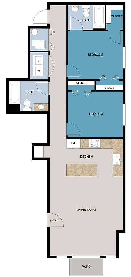 Floor plan Montclare