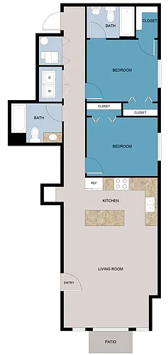 Floor plan Montclare - A