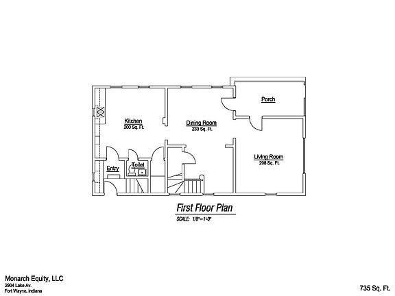First floor plan