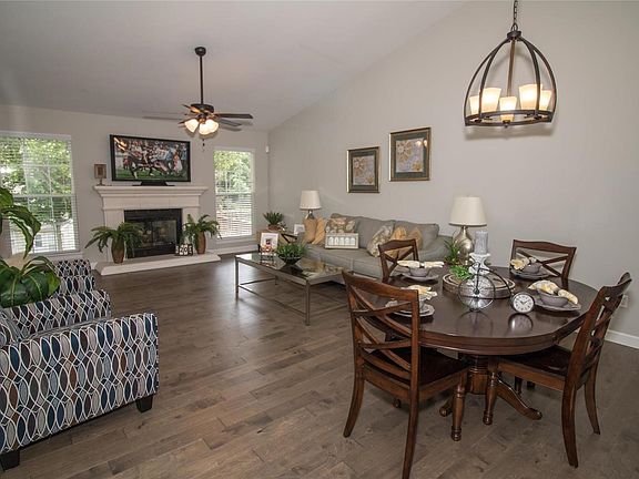 Vaulted, open floor plan!