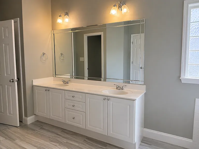 His and hers vanity - Master bathroom