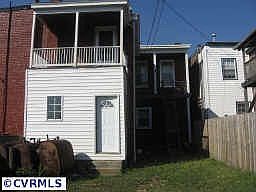 Rear of the home