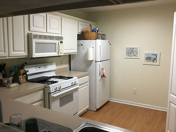 Kitchen with new flooring

