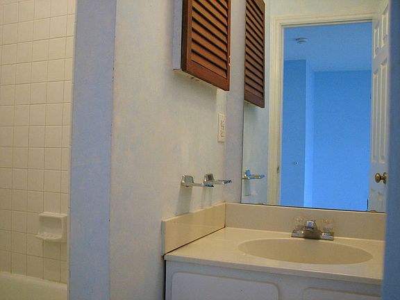 one bathroom off back Master bedroom