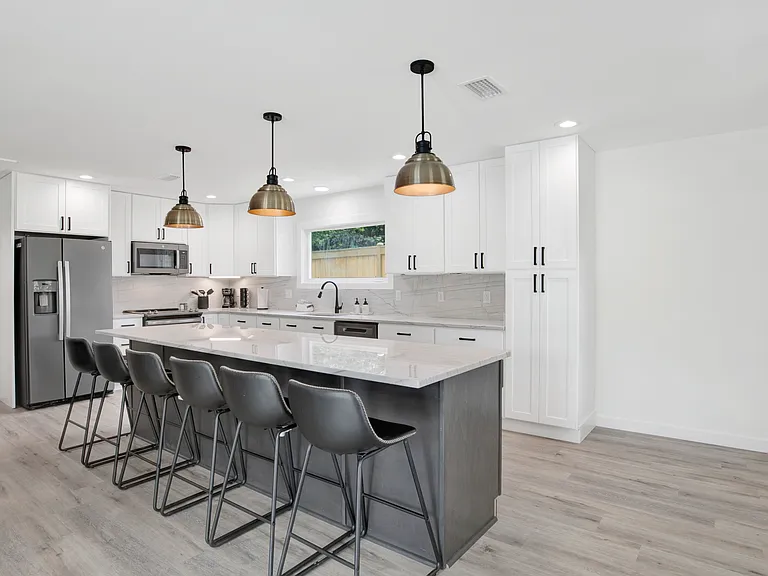 There is plenty of elbow room in this house and you will not feel confined.