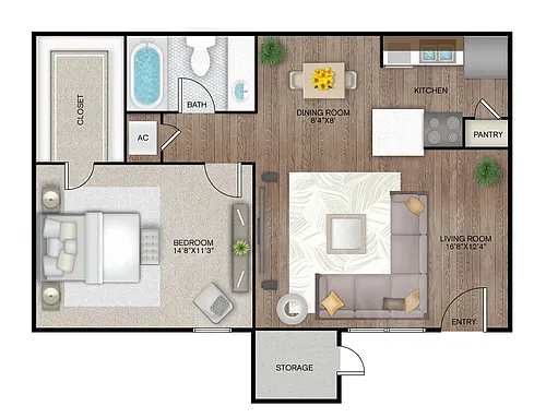 Floor plan A1C