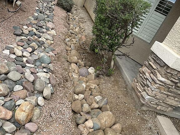 Left side of house (street view)