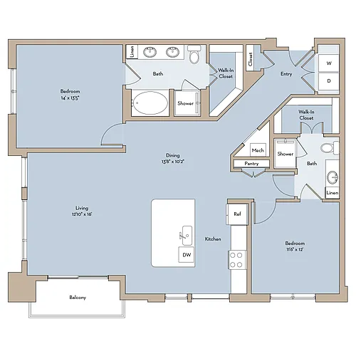 Floor plan Oasis A