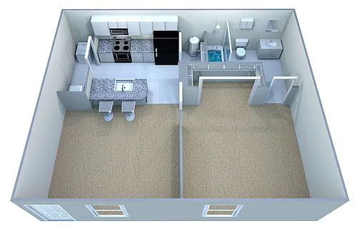 Floor plan Classic Deluxe II and III